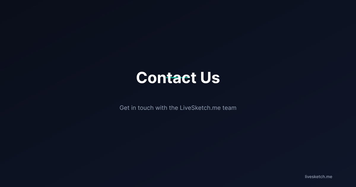 Contact LiveSketch.me
