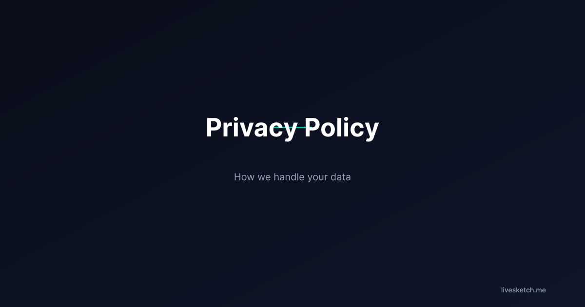 Privacy Policy -- LiveSketch.me